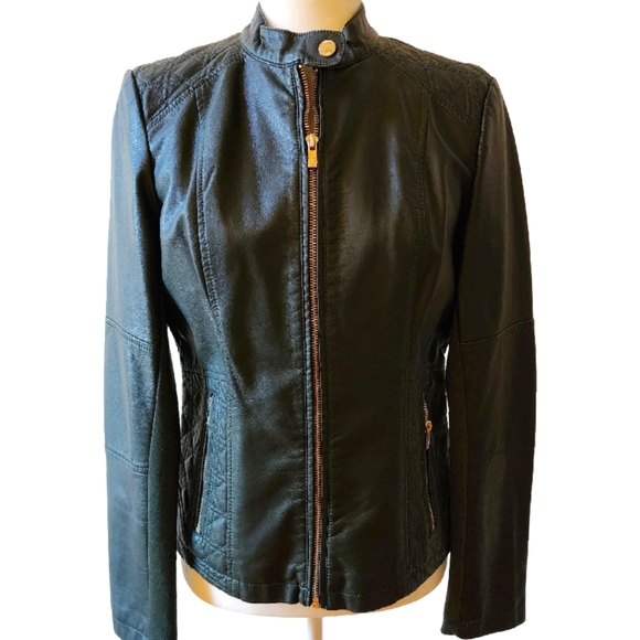 Wilsons Leather Jackets & Blazers - New Wilson's Leather Vegan Leather Jacket. S. Green